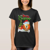 Billiards Sports Xmas Decorations Billiards Chris Tシャツ (正面)