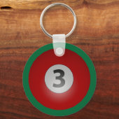 Billiards Three Ball キーホルダー (正面)