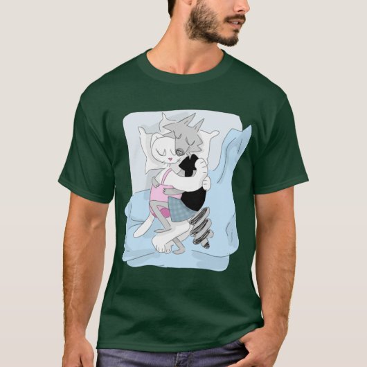 Billie and Mittens Snuggle boy Tシャツ (正面)