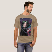 Billie Eilish Comic Art gift friends Tシャツ (正面フル)