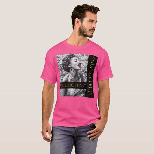 Billie Holiday_006_Back Printed Tシャツ (正面フル)