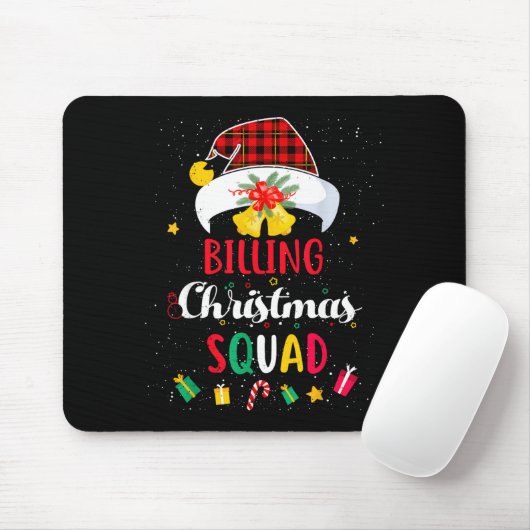 Billing Christmas Squad Santa Hat Billing Speciali マウスパッド (マウス)