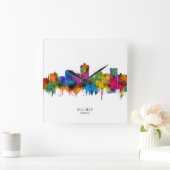 Billings Montana Skyline スクエア壁時計 (ホーム)