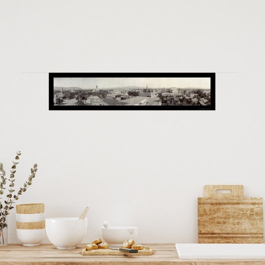 Billings, MT写真1915 ポスター (キッチン)