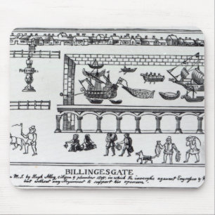 Billingsgateの市場 マウスパッド