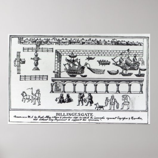 Billingsgate Market ポスター (正面)