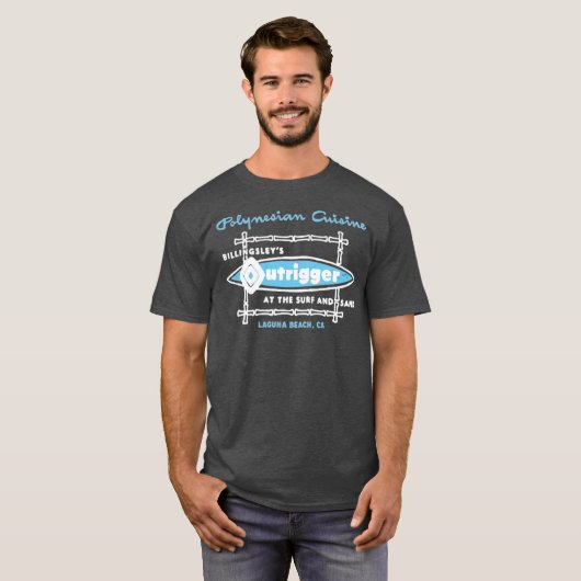 Billingsley's Outrigger - Laguna Beach, CA Tシャツ (正面フル)