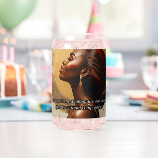 Billionaire Mindset Glass of Water ガラス缶