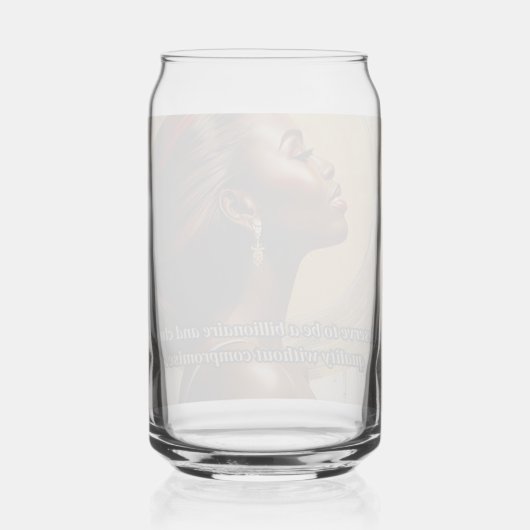 Billionaire Mindset Glass of Water ガラス缶 (裏面)