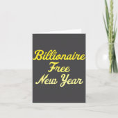 Billionaire , New Year, Hapness, Simple Joys  カード (正面)