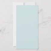 Billowy Snow- Tall Holiday Photo Card (裏面)