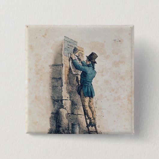 Billposter 缶バッジ (正面)