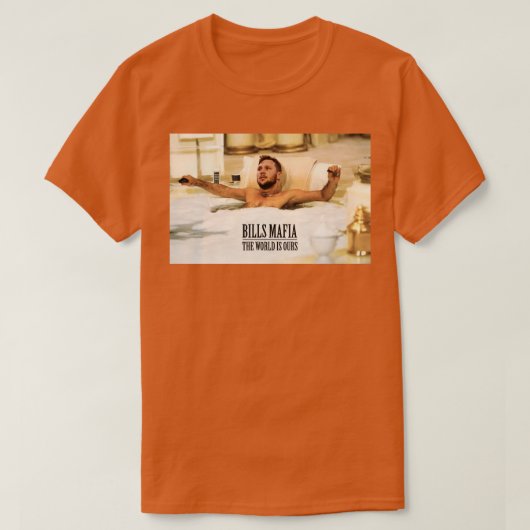 Bills Mafia世界は我々のものだ Tシャツ (デザイン正面)