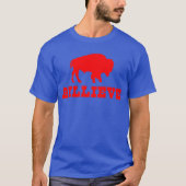 Bills Mafia Billieve – バッファローサッカーファン向け Tシャツ (正面)