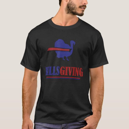 Billsgiving Happy Thanksgiving Chicken American Fo Tシャツ (正面)