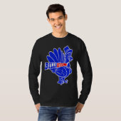 BillsGiving Happy Thanksgiving Football Tシャツ (正面フル)