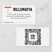 BILLSMAFIAクーポン 名刺 (正面/裏面)