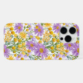Billy Buttonsとデイジーの花の咲くデザイン iPhoneケース (裏面横)