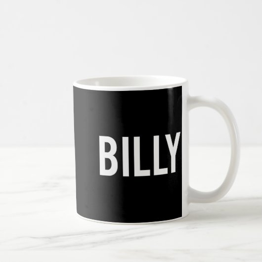 Billy - Cool New Funny Name Fan Gift Tee  コーヒーマグカップ (右)