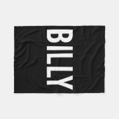Billy - Cool New Funny Name Fan Gift Tee  フリースブランケット (正面(横))