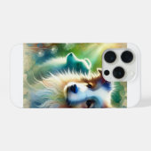 Billy dog 240624AREF116 - Watercolor iPhoneケース (裏面横)