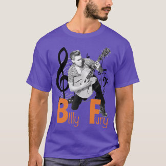 Billy Fury beat retro friends Tシャツ