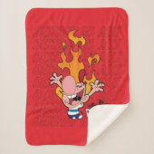 Billy & Mandy - Destroy Us All シェルパブランケット (正面)