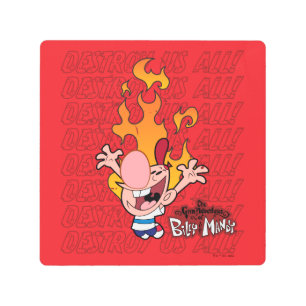 Billy & Mandy - Destroy Us All メタルプリント