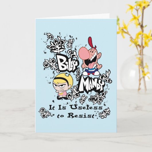 Billy & Mandy - Useless to Resist カード (黄色い花)