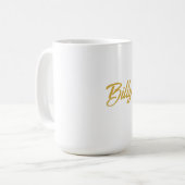 Billy Name typography オリジナルギフト  コーヒーマグカップ (正面左)