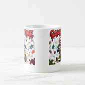 Billy Puppet Saw Movie Horror Cartoon Art コーヒーマグカップ (中央)