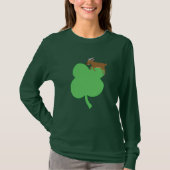 Billy Swags St. Patricks Day Goat Themed Long Tシャツ (正面)