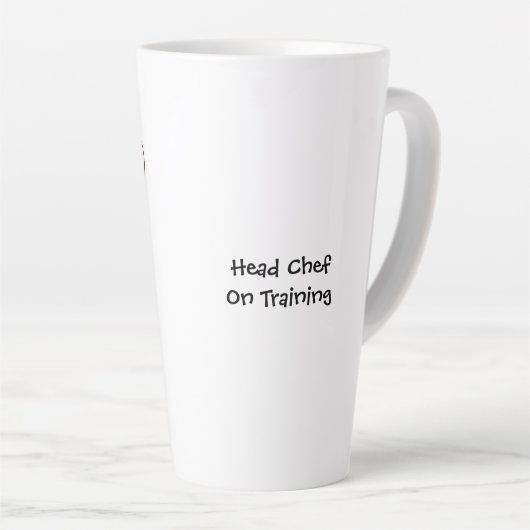 Billy the Chef Masterchef Print Latte Mug カフェラテマグ (右アングル)