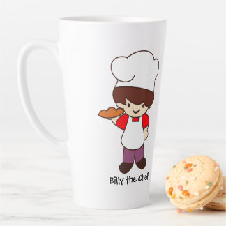 Billy the Chef Masterchef Print Latte Mug カフェラテマグ
