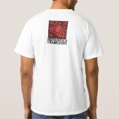 BillyKnowsMediaの相撲のTシャツの人 Tシャツ (裏面)