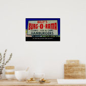 Billy's Burg-O-Rama，オックスフォード州首長 ポスター (キッチン)
