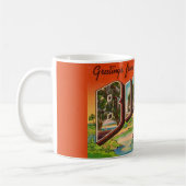 Biloxiミシシッピー挨拶はがき コーヒーマグカップ (左)