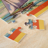 Biloxiミシシッピー挨拶はがき ジグソーパズル (側面)