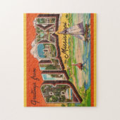 Biloxiミシシッピー挨拶はがき ジグソーパズル (縦)