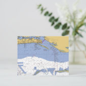 Biloxi,ミシシッ航海のピー港湾図葉書 ポストカード (スタンド正面)