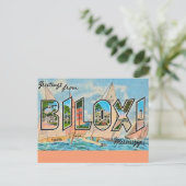 Biloxi Miss Vintage Postcard ポストカード (スタンド正面)