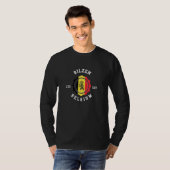 BILZENベルギー国旗のバッジヴィンテージ Tシャツ (正面フル)
