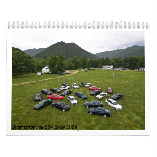 Bimmerforums E34 Crew 2024カレンダー カレンダー (カバー)