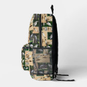 Bin Chicken Circuals：イビスのコラージュ プリントバックパック (右)