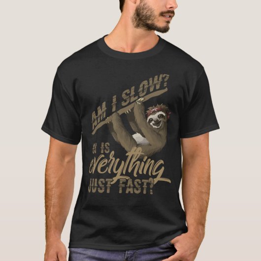 Bin ich langsam? tシャツ (正面)