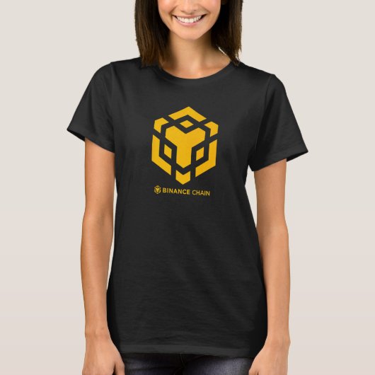 Binance 頭が切れる Chain BNB Community Driven DeFi Net Tシャツ (正面)