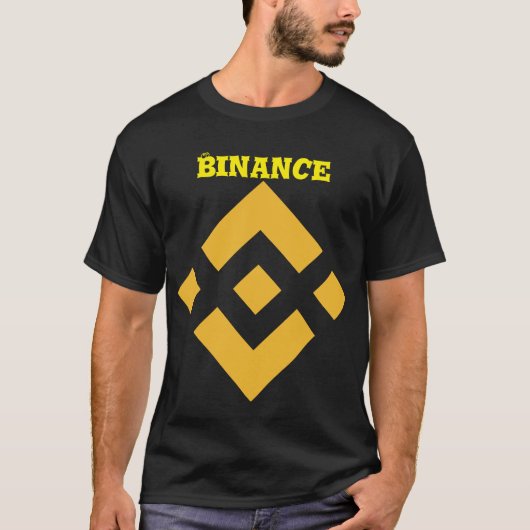 Binance Coin CryptocurrencyロゴTシャツ – Invest Tシャツ (正面)