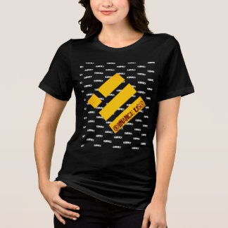 BINANCE USD CRYPTO CURRENCYロゴTシャツ トライブレンドTシャツ