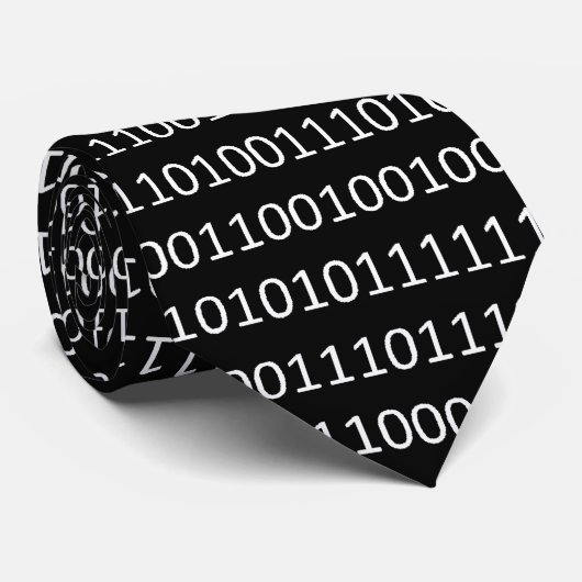 binär binary Code ネクタイ (ロール)