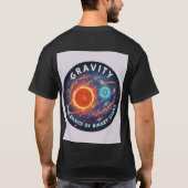 Binary Ballet: Gravity's Embrace Tシャツ (裏面)